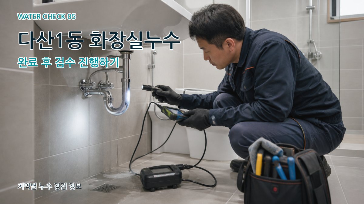 다산1동 누수공사 누수탐지 이미지