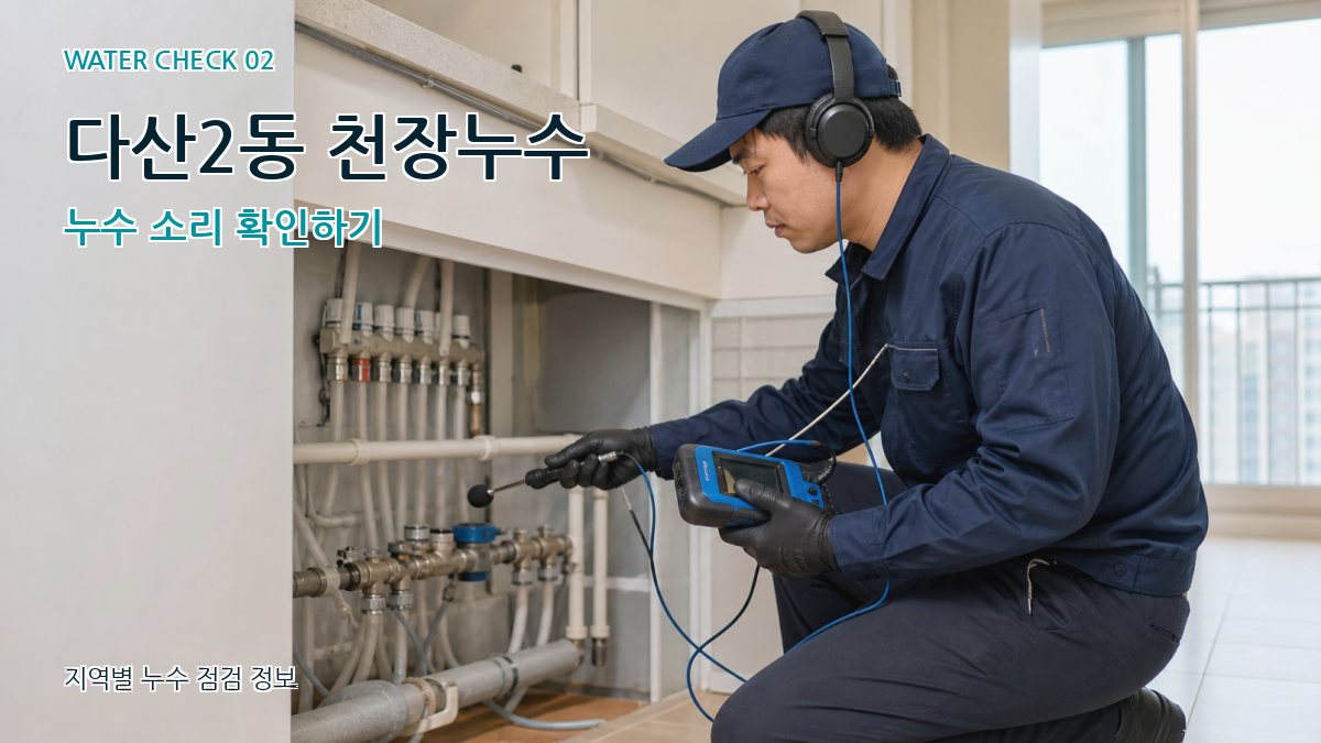 다산2동 화장실누수 누수탐지 이미지