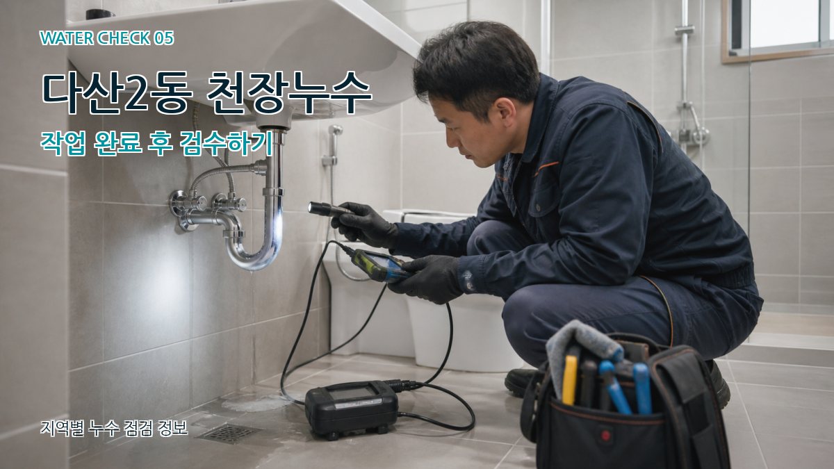 다산2동 누수공사 누수탐지 이미지