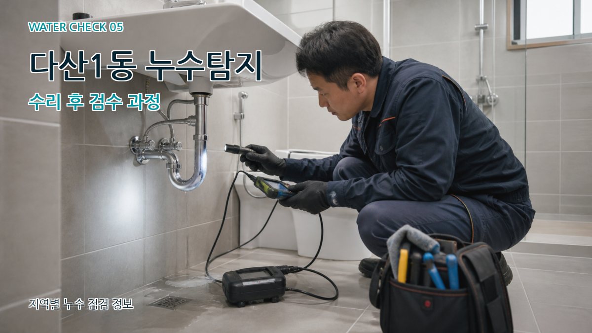 다산1동 누수공사 누수탐지 이미지
