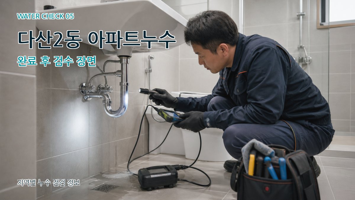다산2동 누수공사 누수탐지 이미지
