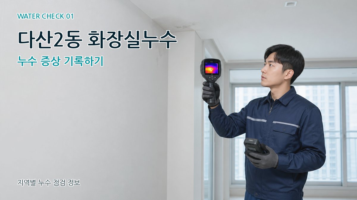 다산2동 아파트누수 누수탐지 이미지