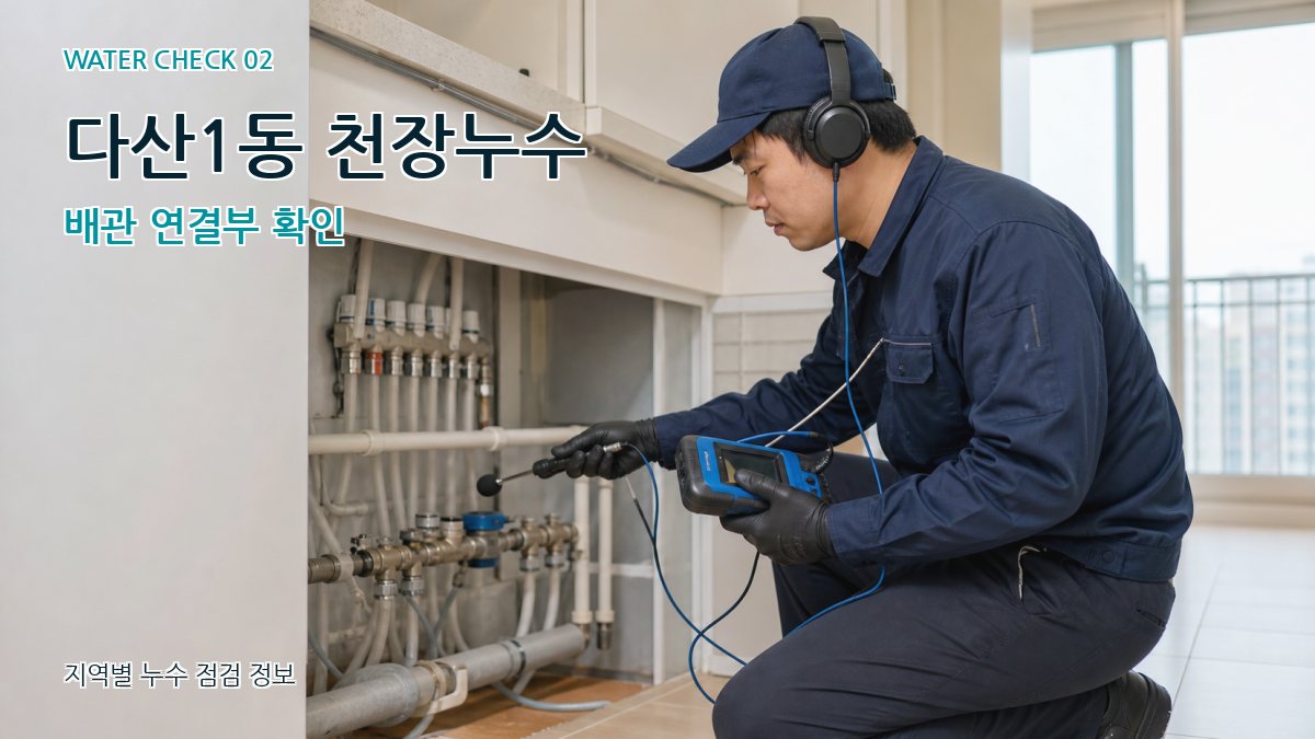 다산1동 화장실누수 누수탐지 이미지